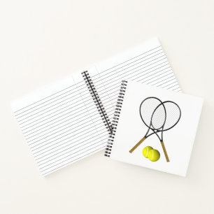 Doubles Tennis Sport Theme Notitieboek