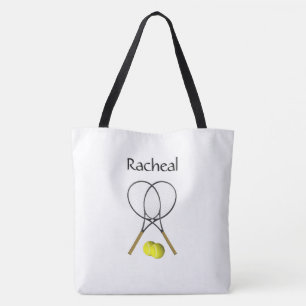 Doubles Tennis Sport Theme Persoonlijke Canvas tas