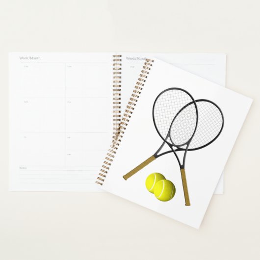 Doubles Tennis Sport Theme Planner (Display)