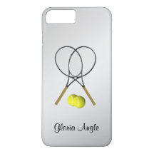 Doubles Tennis Sport Theme Silver