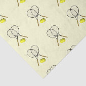 Doubles Tennis Sport Theme Tissuepapier (Detail)