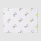 Doubles Tennis Sport Theme Tissuepapier (Voorkant)