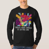 Doubles Your Chances Of Getting Laid Bisexual Prid T-shirt (Voorkant)
