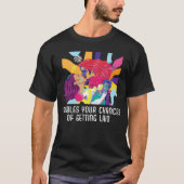 Doubles Your Chances Of Getting Laid Bisexual Prid T-shirt (Voorkant)