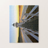 Doubling Point Lighthouse, Arrowsic Island, Maine Legpuzzel (Verticaal)