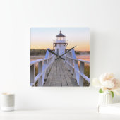 Doubling Point Lighthouse, Arrowsic Island Vierkante Klok (Huis)