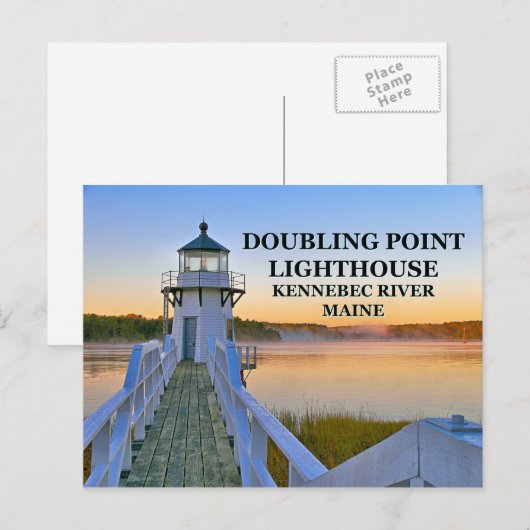 Doubling Point Lighthouse, Maine Briefkaart (Voorkant / Achterkant)