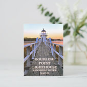 Doubling Point Lighthouse, Maine Briefkaart (Staand voorkant)