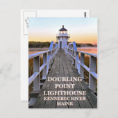 Doubling Point Lighthouse, Maine Briefkaart (Voorkant / Achterkant)