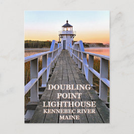 Doubling Point Lighthouse, Maine Briefkaart