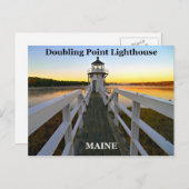 Doubling Point Lighthouse, Maine Briefkaart (Voorkant / Achterkant)