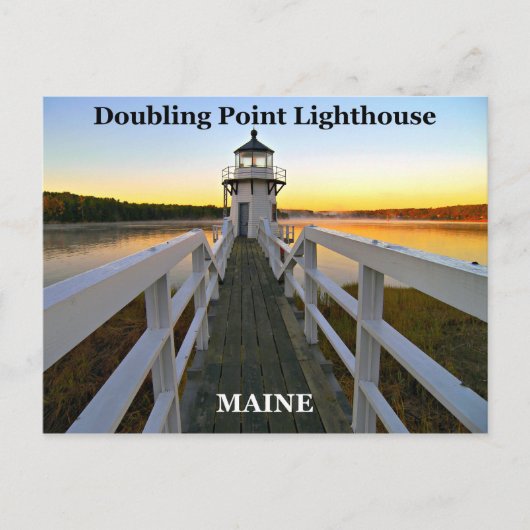 Doubling Point Lighthouse, Maine Briefkaart (Voorkant)