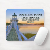 Doubling Point Lighthouse, Maine Mousepad Muismat (Met muis)