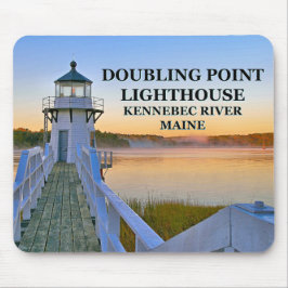 Doubling Point Lighthouse, Maine Mousepad Muismat