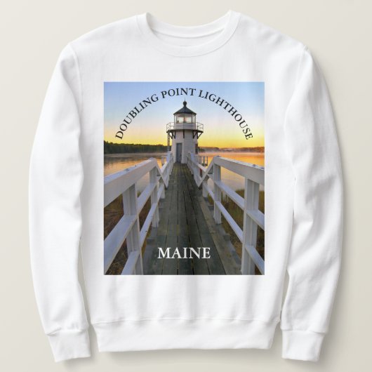 Doubling Point Lighthouse, Maine Sweatshirt (Design voorkant)