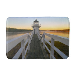 Doubling Point Vuurtoren, Arrowsic Eiland Maine Badmat