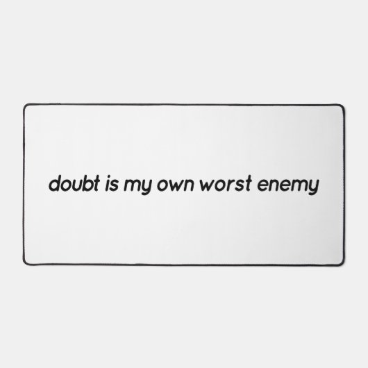 Doubt Desk Mat (Voorkant)
