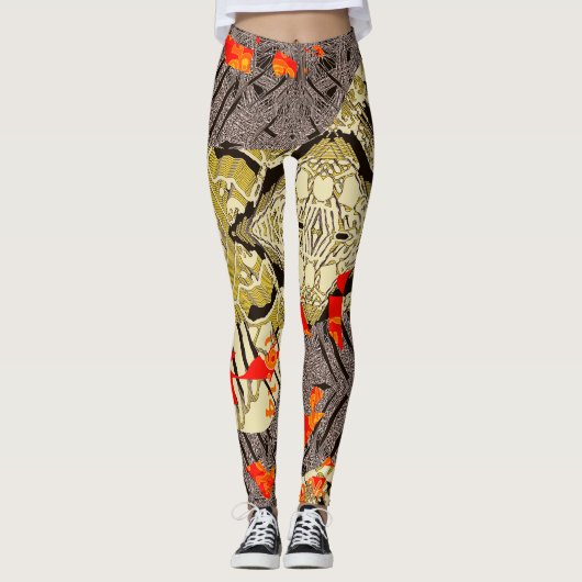 Doubt Walks ongehinderd Leggings (Voorkant)
