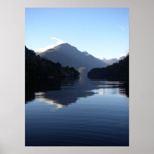 Doubtful Sound Nieuw-Zeeland Poster (Voorkant)
