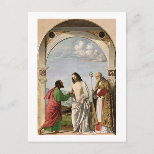 Doubting Thomas with St. Magnus, c.1504-05 Briefkaart (Voorkant)