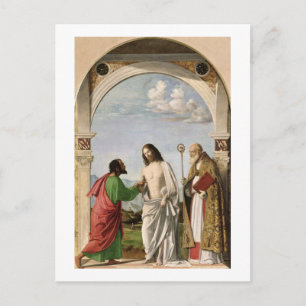 Doubting Thomas with St. Magnus, c.1504-05 Briefkaart