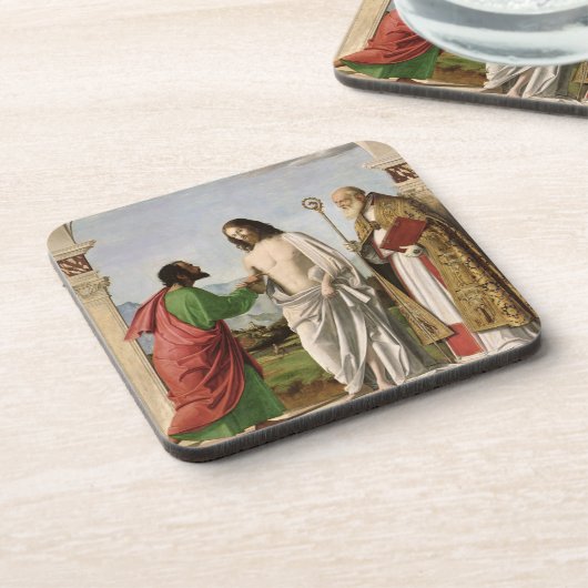 Doubting Thomas with St. Magnus, c.1504-05 Drankjes Onderzetter (Linkerzijde)