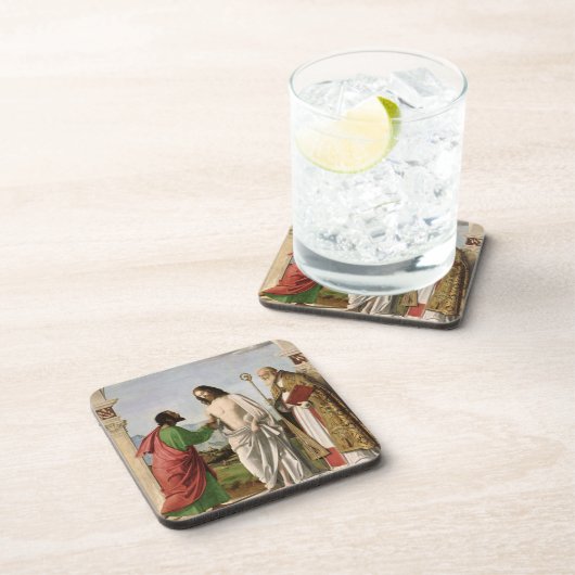 Doubting Thomas with St. Magnus, c.1504-05 Drankjes Onderzetter (Rechterzijde)