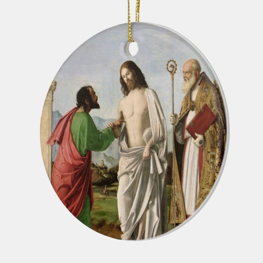 Doubting Thomas with St. Magnus, c.1504-05 Keramisch Ornament (Links)