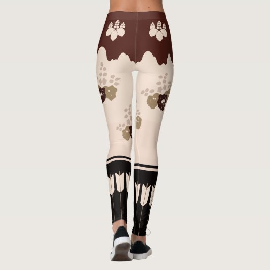 Doubuku-Erwenerinukijikiriyabusumamontsujigaha Leggings (Achterkant)
