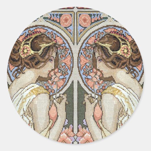 douceur ronde sticker (Voorkant)
