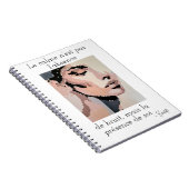 Douceur sereine en harmonie pixelisée notitieboek (Rechterzijde)