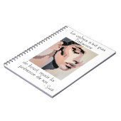 Douceur sereine en harmonie pixelisée notitieboek (Linkerzijde)