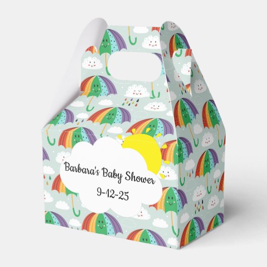 Douche aanpassen  bedankdoosjes (Achterkant)