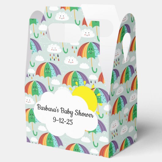 Douche aanpassen bedankdoosjes (Geopend)