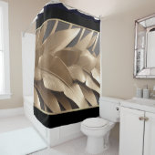 Douche-Beeldhouwwerk Metal Blad2-Douchegordijn Douchegordijn (In situ)