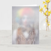 Douche Clown Kaart (Gele Bloem)