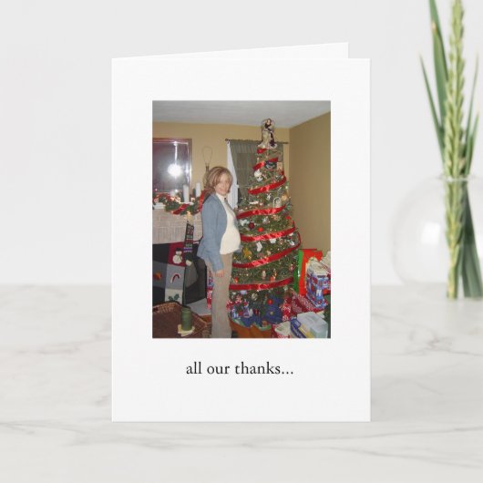 Douche Dank u Bedankkaart (Voorkant)