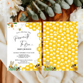 Douche de ouders om baby shower bij te zijn kaart