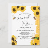 Douche de ouders om baby shower bij te zijn kaart (Voorkant)