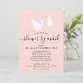 Douche door de post lange afstand strooi kaart (Staand voorkant)