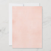 Douche door de post robuuste meisje bos baby showe kaart (Achterkant)