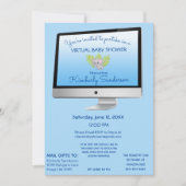 Douche door Mail Baby Boy Blue Online Kaart (Voorkant)