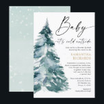 Douche door Mail genderneutraal winterse baby show Kaart<br><div class="desc">Voor een geavanceerdere aanpassing van dit ontwerp,  selecteer hierboven eenvoudig de knoop "van het Aanpassen"!</div>