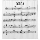 Douche Gordijn Muziek (Voorkant)