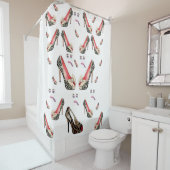 douche leopard douwergordijn douchegordijn (In situ)