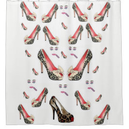 douche leopard douwergordijn douchegordijn