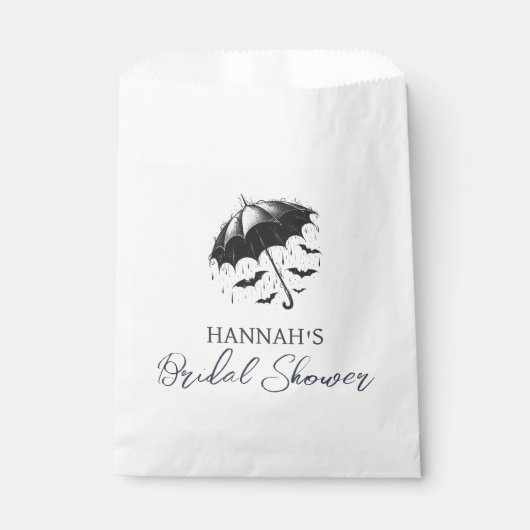 Douche Paraplu Vrijgezellenfeest Bedankzakje (Voorkant)