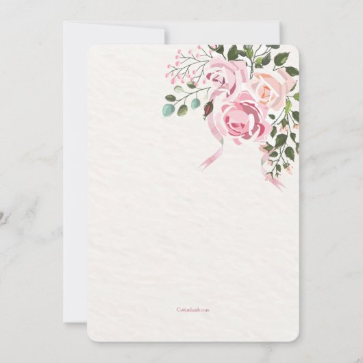 Douche per Mail Bruidsdouche Uitnodiging (Achterkant)