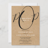 Douche per post lange afstand sprenkelen rustieke  kaart (Voorkant)