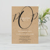 Douche per post lange afstand sprenkelen rustieke  kaart (Staand voorkant)